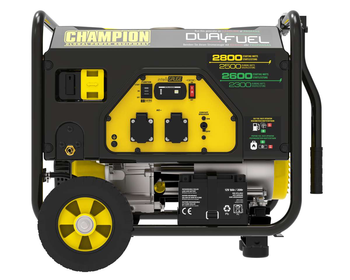 Champion 2800 Watt LPG Dual Fuel Generator