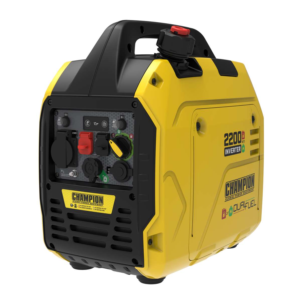 Champion 2200 Watt LPG Dual Fuel Inverter Generator