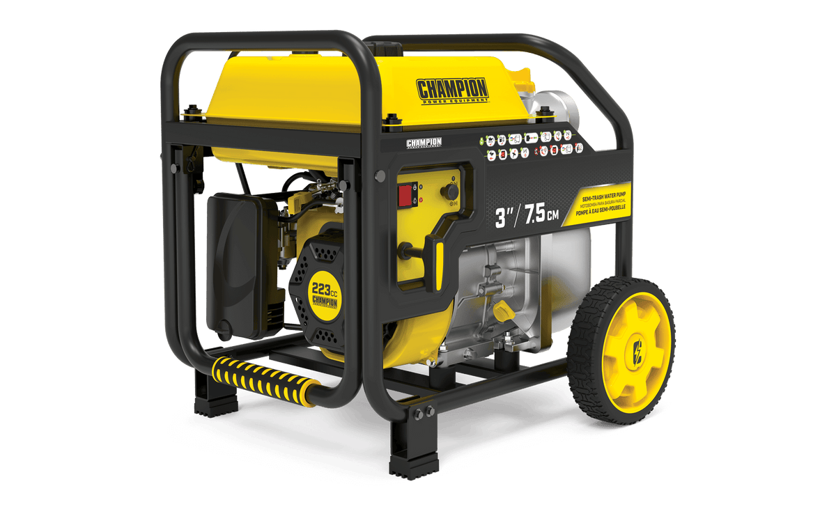 Champion 7.5 cm Clean/Dirty Water Pump with Hose Kit