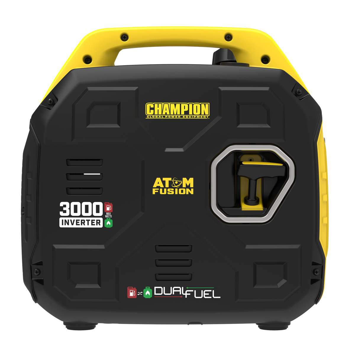 Champion 3000 Watt Dual Fuel Inverter Generator - The Atom Fusion
