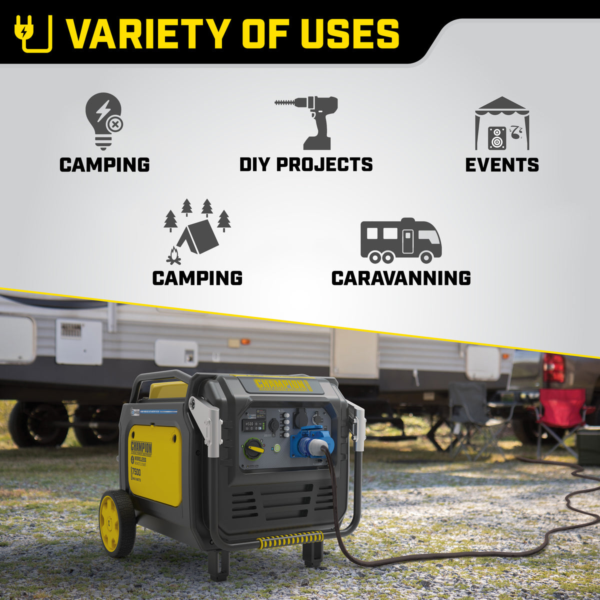 Champion 7500 Watt Inverter Petrol Generator