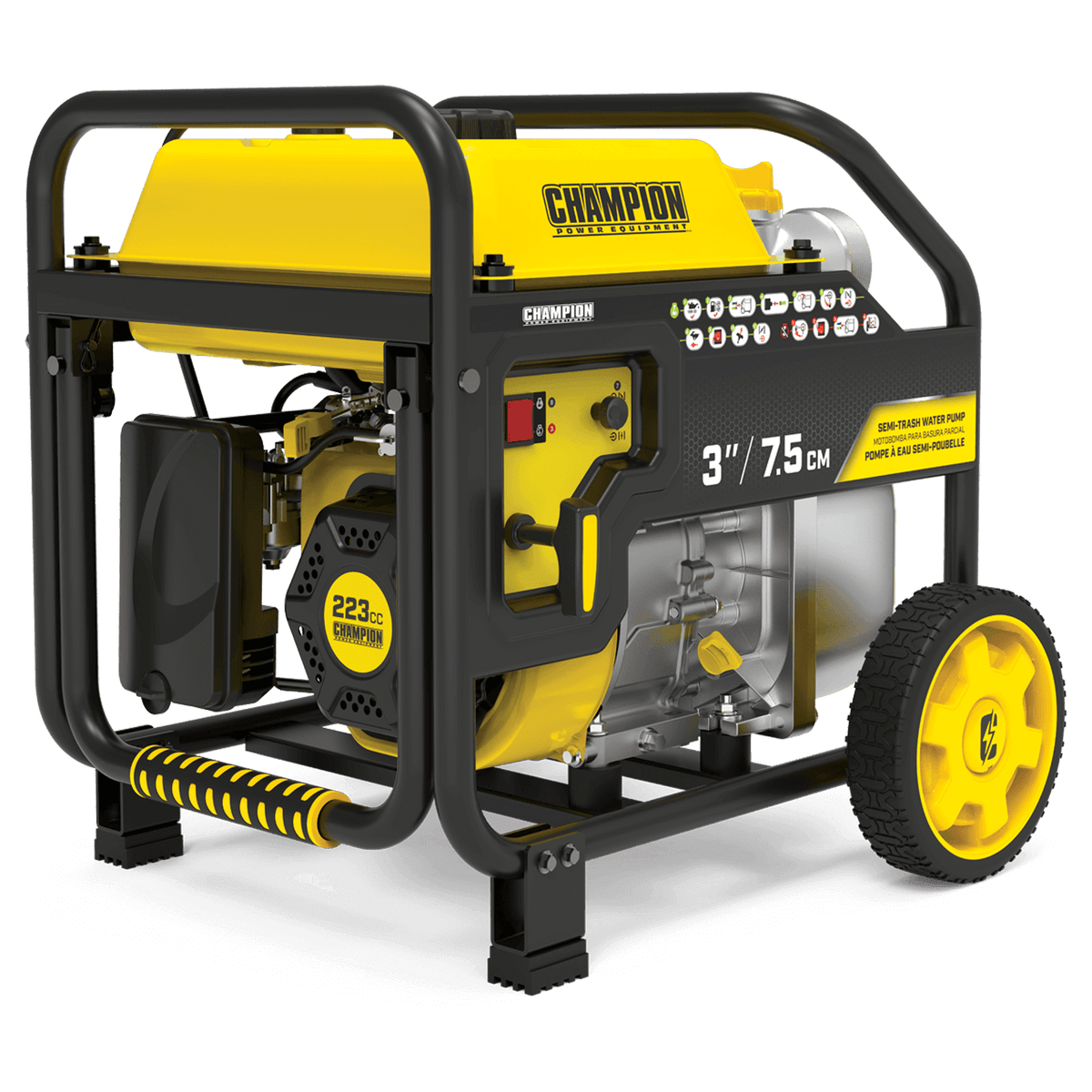 Champion 7.5 cm Clean/Dirty Water Pump with Hose Kit